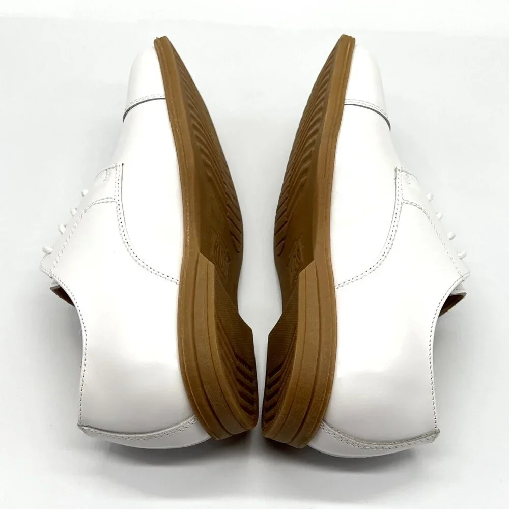 Florsheim Kids Boys Size 1 Reveal CP‎ White Leather Oxfords Oxford Dress Shoes